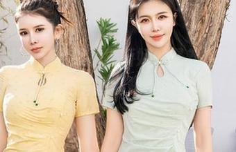 星颜社 – 又收到了潘娇娇的最新套图，礼服这玩意儿真是有些别扭，但还挺好看的。